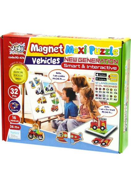 Jagu Magnet Araçlar 32 Parça