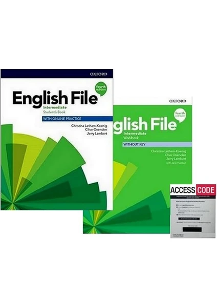 English File Intermediate 4th. (Student's Book+Workbook+Access Code)