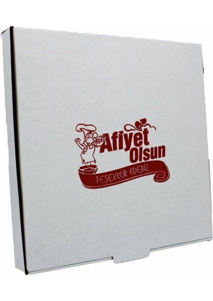 Pizza Kutusu Beyaz 100'lü 28X28 cm fiyatları