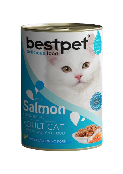 Somonlu Yetişkin Kedi Konservesi 400GR 6'lı fiyatları