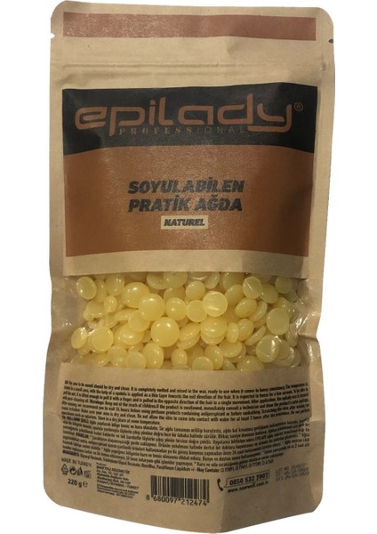 Soyulabilen Pratik Ağda Naturel 220 gr