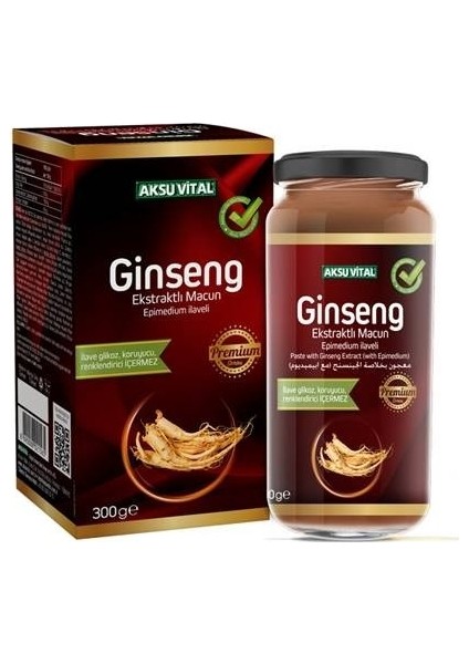 Ginseng Ekstratlı Macun 300 gr