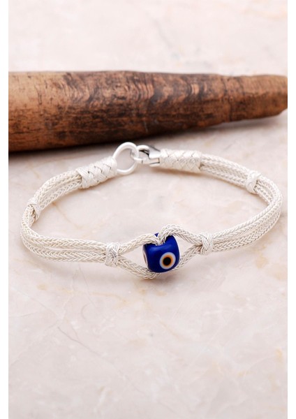 Kazaziye Örgü Nazar Boncuklu Bileklik