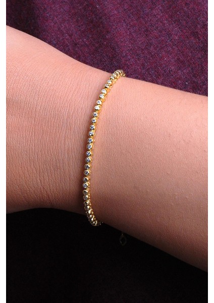 Su Yolu Altın Yaldızlı Gümüş Bileklik fiyatları