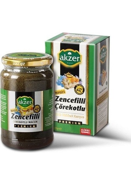 Propolisli Zencefilli Çörekotlu Ballı Bitki Karışımı Macun 210 gr