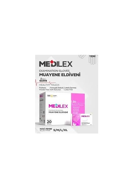 Reflex Glove Medilex Pudrasız Eldiven S Beden 100'lü Mavi Renk fiyatları
