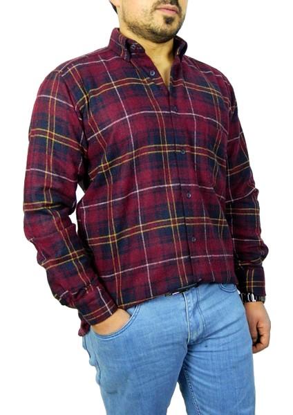 Erkek Regular Fit Pamuklu Oduncu Gömlek BGL-ST00813