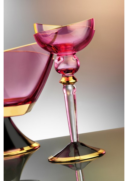 Black&pembe Ayaklı Şamdan