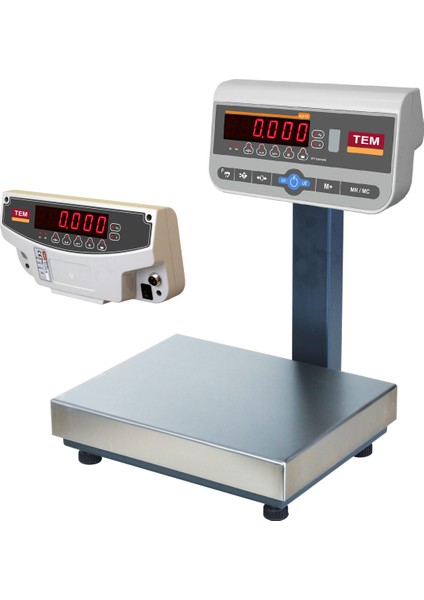 Srp Çift Ekran LED Kırılır Boyun Tartım Baskül 150 kg 35 x 40 cm