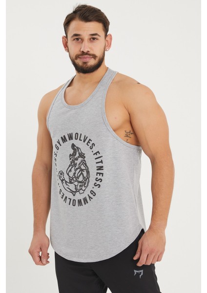 Erkek Spor Atleti | Stringer | Workout Tanktop | Wolf Serisi fırsatları