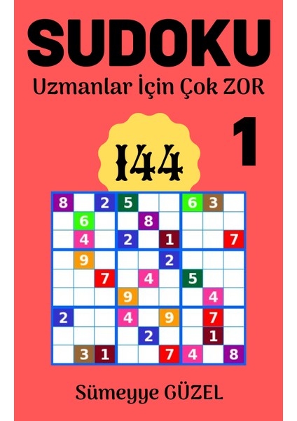 Enine Boyuna Eğitim Uzmanlar Için Çok Zor Sudoku Kitabı-1