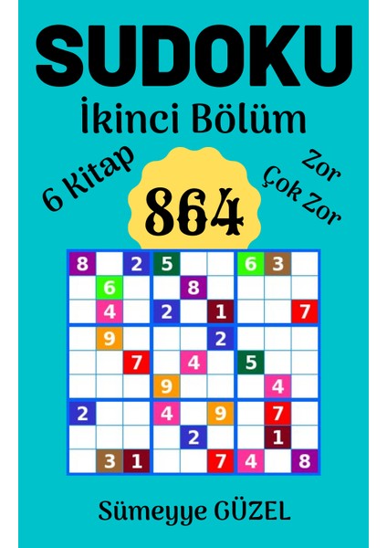 Enine Boyuna Eğitim Profesyoneller ve Uzmanlar Için Ikinci Bölüm Sudoku Seti (6 Kitap)