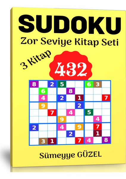 Enine Boyuna Eğitim Profesyoneller ve Uzmanlar Için Ikinci Bölüm Sudoku Seti (6 Kitap)