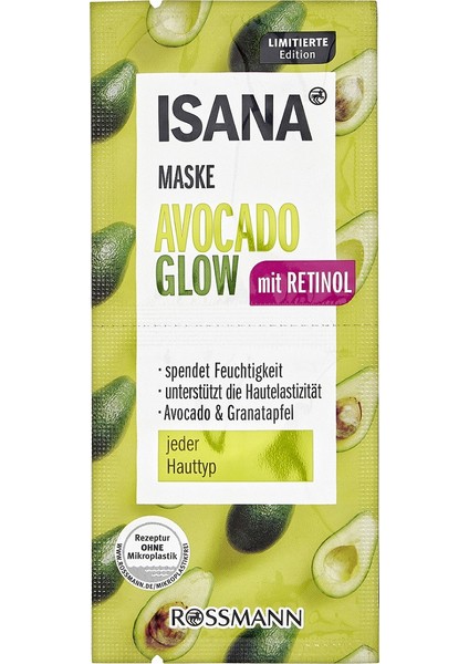 Glow Maske Avokado 2 x 8 ml