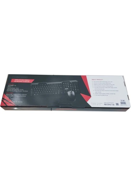 C-60 Kablosuz Q Klavye Mouse Set