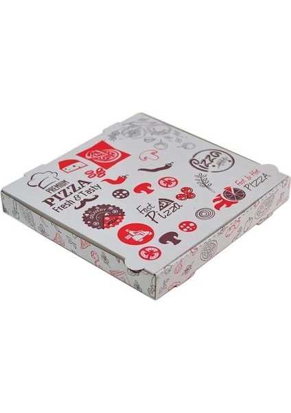 Pizza Kutusu 26X26X4,2 cm - 100'LÜ