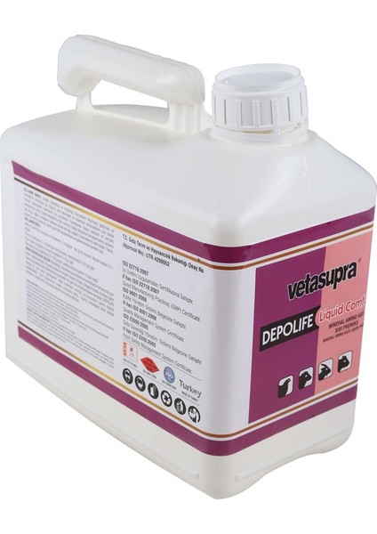 Verim Artırıcı Depolıfe Hayvan Yem Katkı Maddesi 5 Litre