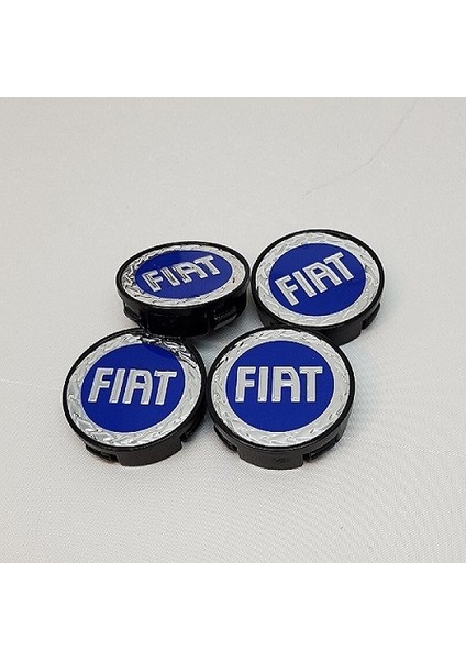 Duru Doruk Jant Göbeği Fiat 65/60 60MM Yuva 4'lü Set Mavi