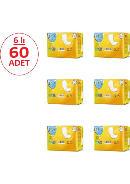 10'lu Mesane Pedi No:5 Süper Plus 6 Paket 60 Adet