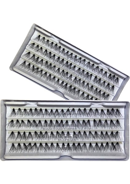 Marka 7 Ply 80 Adet Tekli Düğümsüz Takma Kirpik - Short