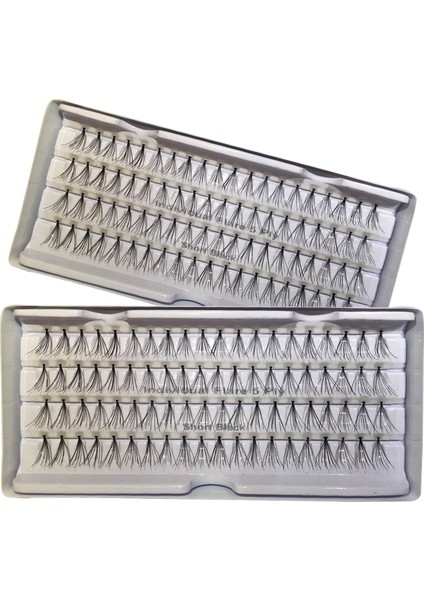 Marka 5 Ply 80 Adet Tekli Takma Kirpik - Short