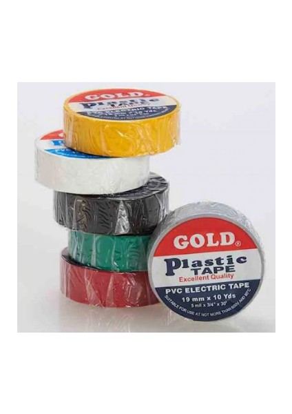 2 ADET Elektrik Bandı Kırmızı