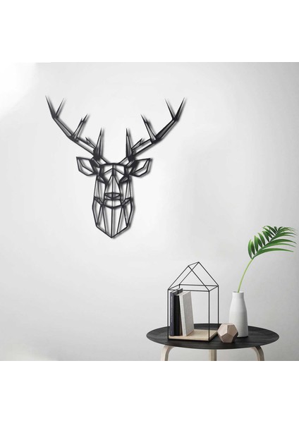 Geyik 2 Dekoratif Metal Duvar Tablosu