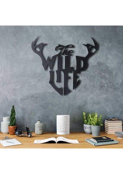 Wild Life Dekoratif Metal Duvar Tablosu