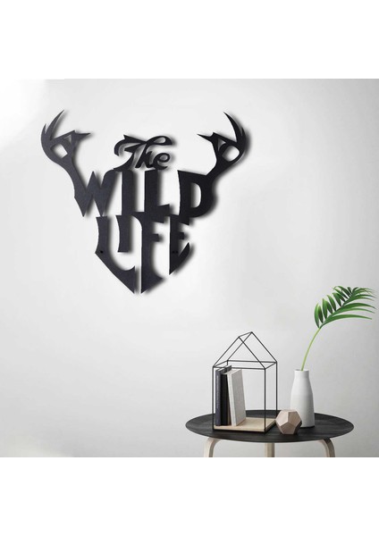 Wild Life Dekoratif Metal Duvar Tablosu