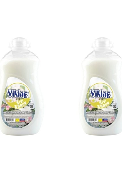 Sıvı Sabun Beyaz Sabunlu 4 lt x 2