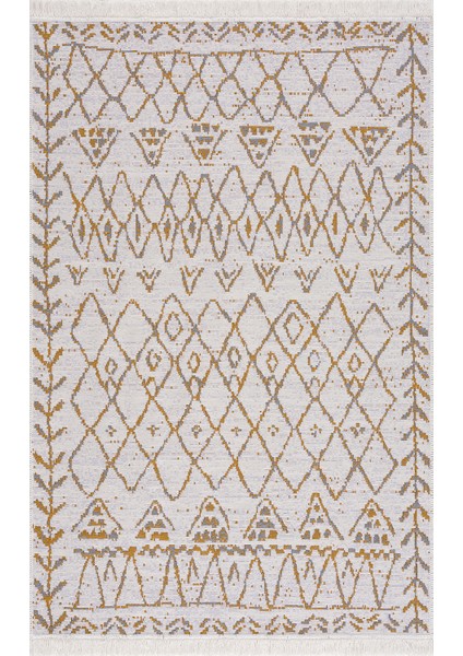 Saçaklı Çift Taraflı Mistik Desenli Dokuma Kilim modelleri