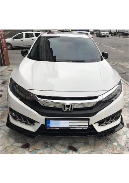 Honda Civic Fc5 2016 ve Sonrası 3 Parça Piono Black Ön Lip fiyatları