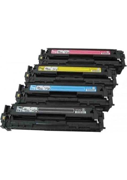 Hp CC531A/CE411A/CF381A Mavi Muadil Toner