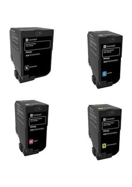 Lexmark CS725 Mavi Muadil Toner
