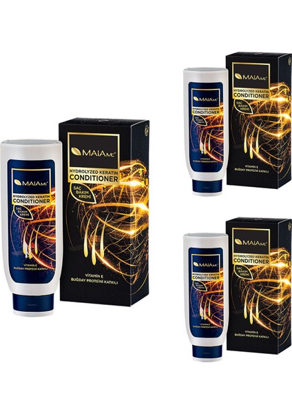 Keratin Saç Bakım Kremi 250 ml x 3 Adet
