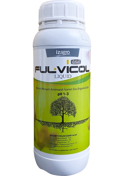 Köklendirici Dasol Fulvicol Liquid Gübre 1 lt