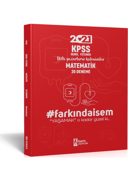 İSEM Yayıncılık 2021 Farkında KPSS Genel Yetenek Matematik 20 Deneme