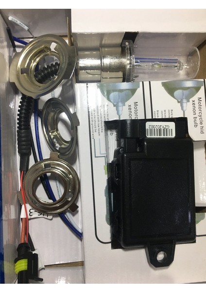 Motorsiklet Hibrid Zenon 8000K Buz Mavi Hid modelleri
