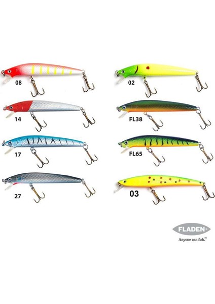 Eco Minnow 9 Cm 8 Gr. - Kırmızı Kafa/Sarı Şerit