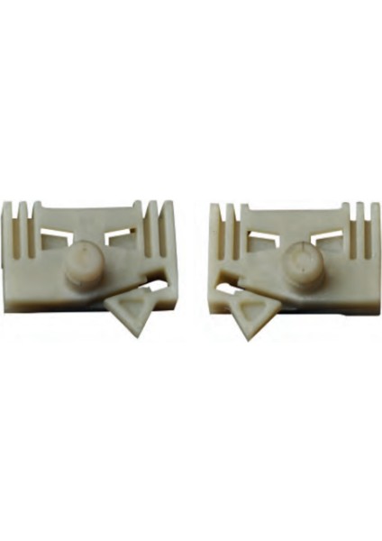 Renault Clio 1 1998 - 2005 Sağ Sol Cam Kriko Klipsi Fiberi