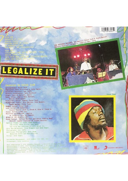 Peter Tosh/legalize It 2 Lp - Plak