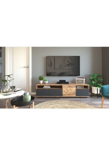 Robin Home Loft Tv Ünitesi Televizyon Sehpası Tv Sehpası Lf5