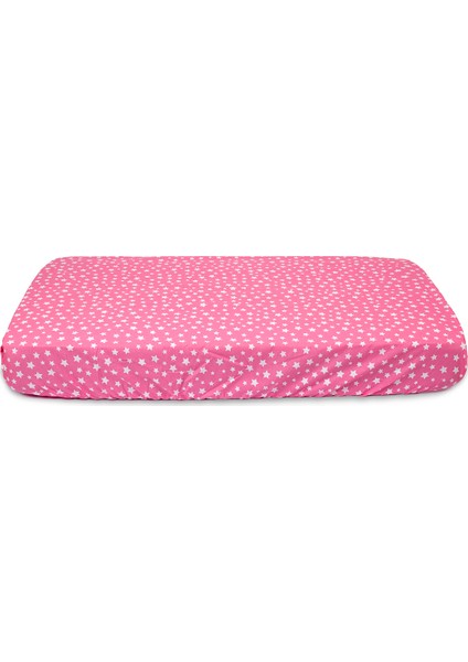 Pembe 90 x 200 cm Lastikli (Fitted) Tek Kişilik Yatak Çarşafı fırsatları