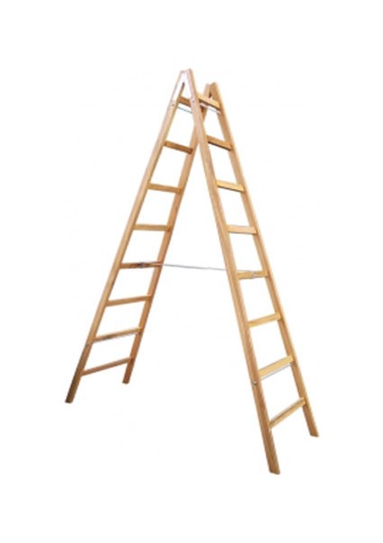 A Tipi 8 Basamak Ahşap Merdiven 260 cm