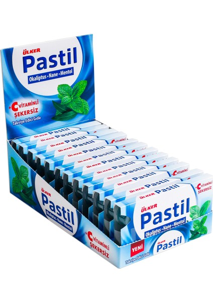 Pastil Okaliptus&nane&mentol x 12 Adet