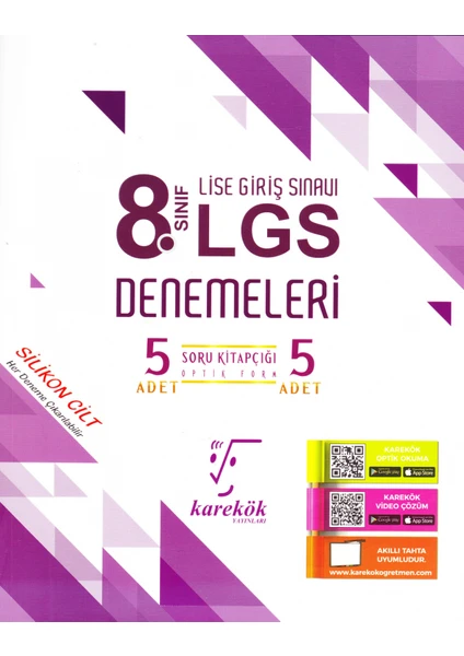 Karekök Yayıncılık 8. Sınıf LGS 5'li Denemeleri