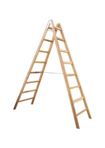 A Tipi 9 Basamak Ahşap Merdiven 290 cm