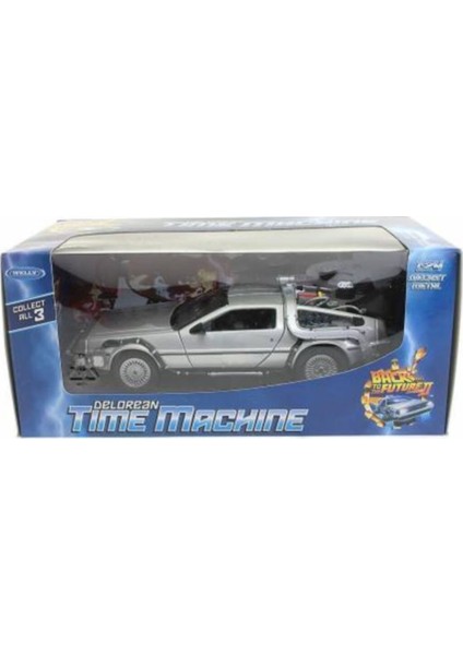 Geleceğe Dönüş Arabası Seri 2 Metal Model Araba Back To The Future Delorean 1/24 Ölçek modelleri