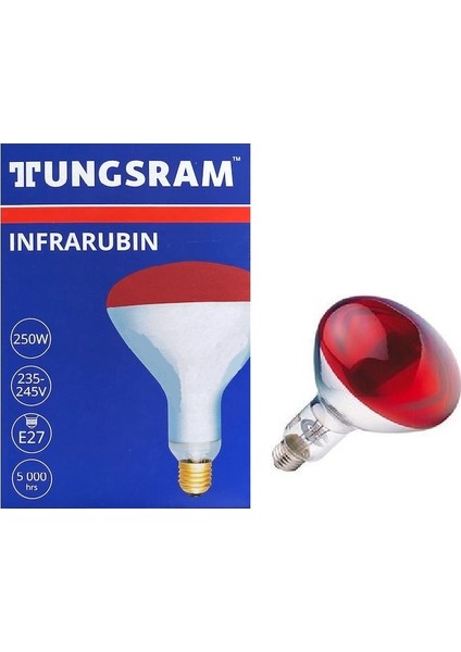 Tungsram Electric Infrared Isıtıcı Ampul 250 W