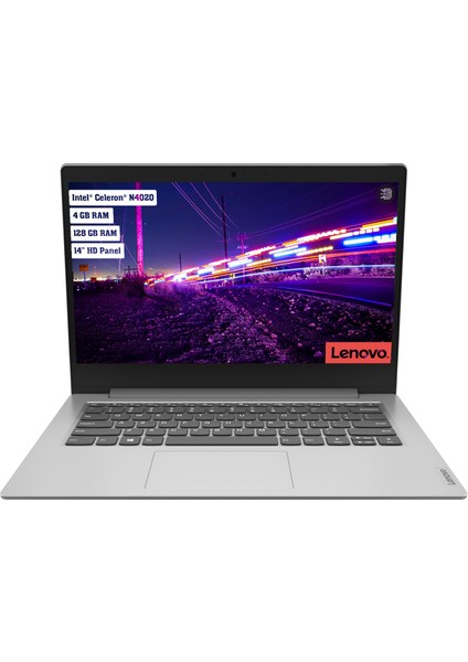 IdeaPad Intel Celeron N4020 4GB 128GB SSD Freedos 14" HD Taşınabilir Bilgisayar 81VU006STX